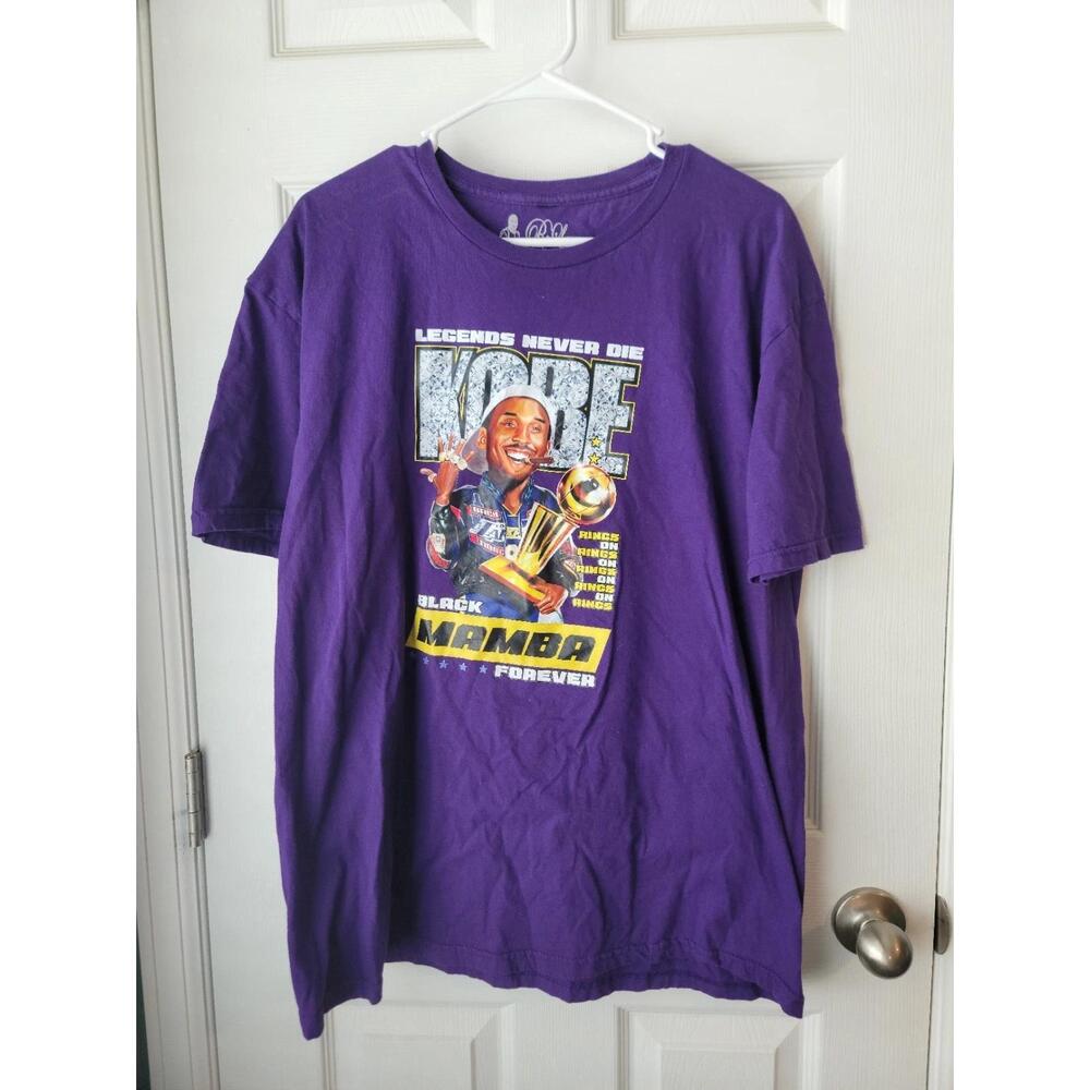 Kobe Bryant Legends Are Forever Short Sleeve Crew Neck T-Shirt